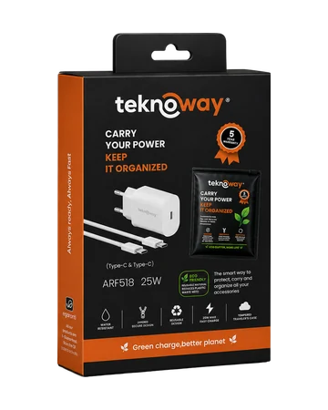 Teknoway ARF518 25W Şarj Seti kutusu